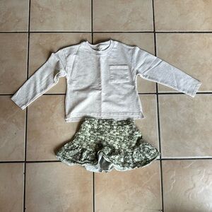 Jessica Simpson 4T skirt & sweater set